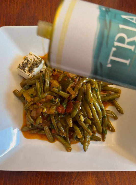 Fasolakia (“φασολάκια”) - Greek Green Bean Stew